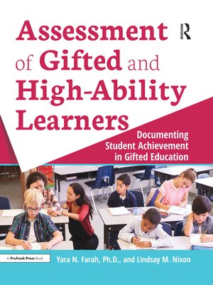 cover image of Assessment of Gifted and High-Ability Learners